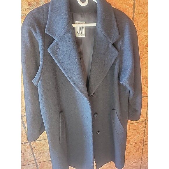 Vintage New Jones New York 100% Pure‎ Wool Coat Size XL - Picture 7 of 16